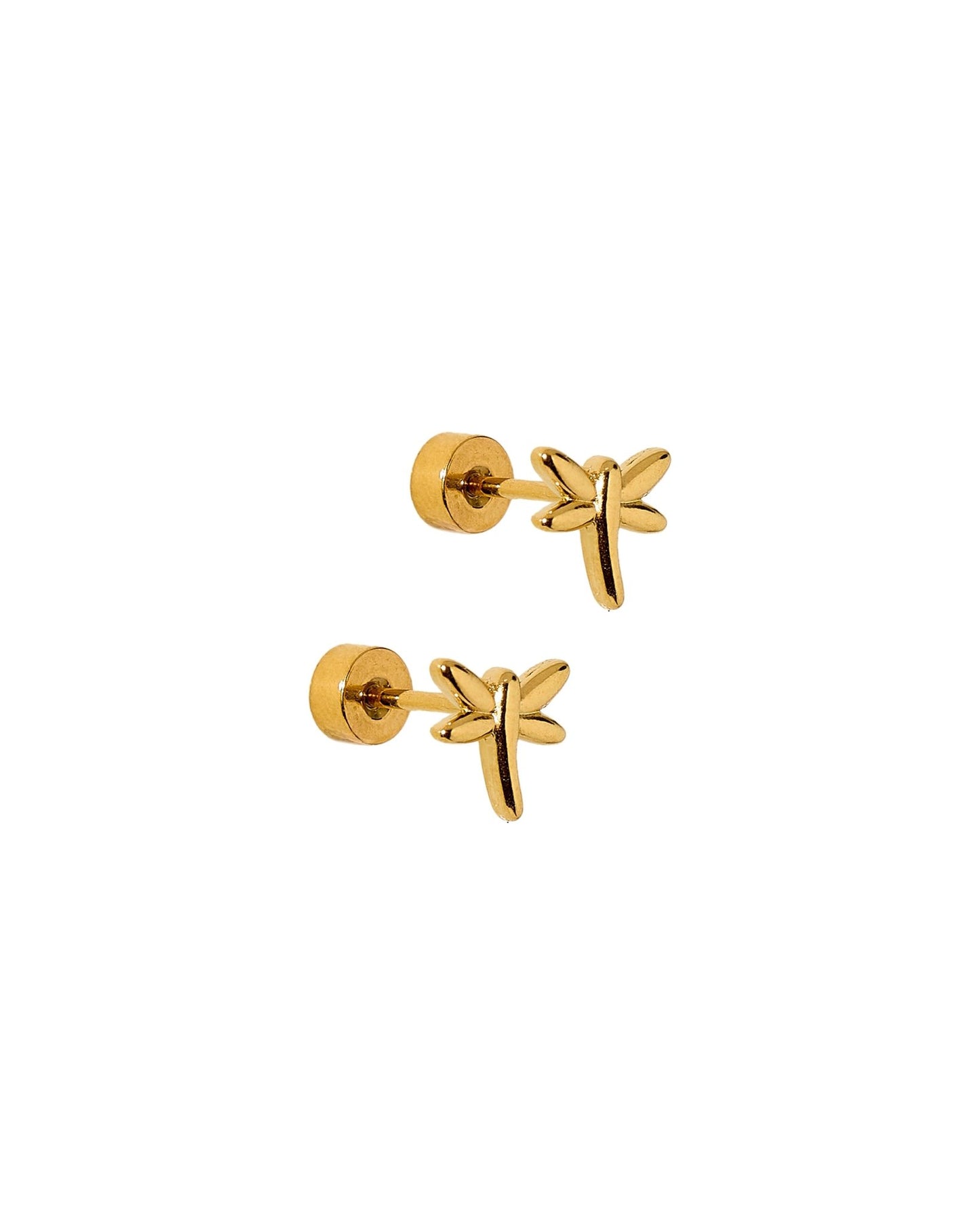 Screwback Stud Earrings - Dragonfly - Shop LINNY CO