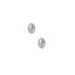 Screwback Stud Earrings - Drew Oval Silver - Shop LINNY CO