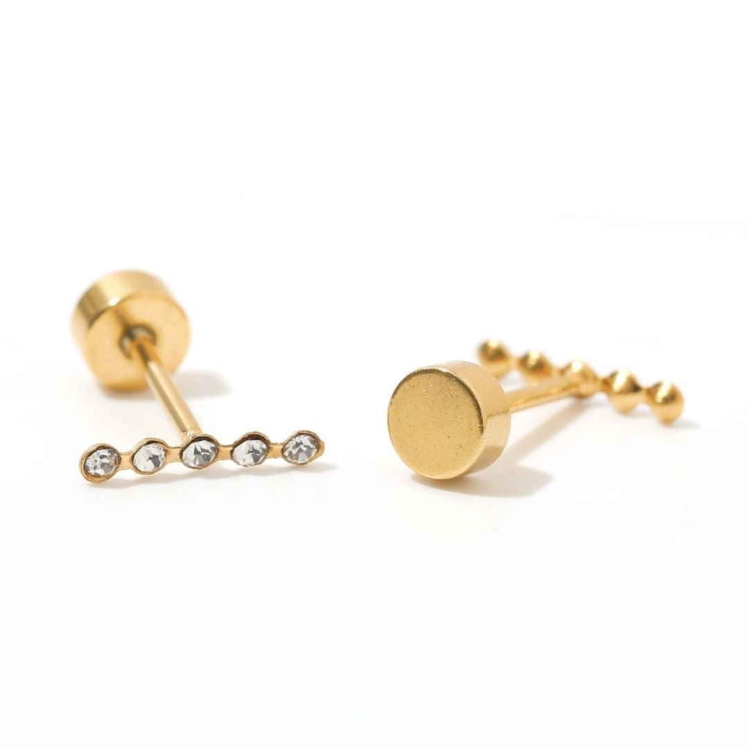Screwback Stud Earrings - Eleanor - Shop LINNY CO