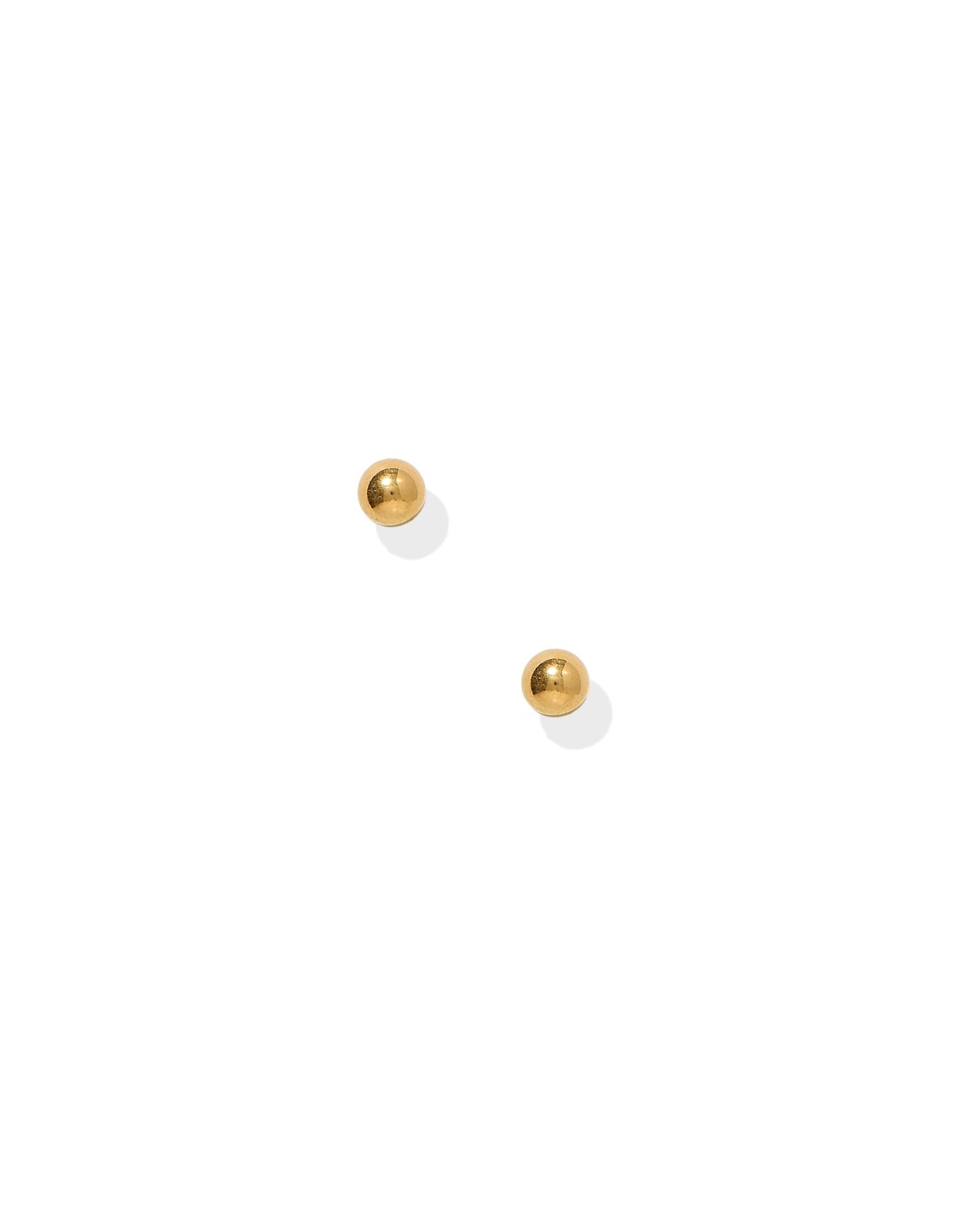 Screwback Stud Earrings - Evelyn Gold - Shop LINNY CO