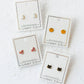 Screwback Stud Earrings - Ghost - Shop LINNY CO
