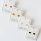 Screwback Stud Earrings - Ghost - Shop LINNY CO