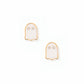 Screwback Stud Earrings - Ghost - Shop LINNY CO