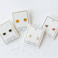 Screwback Stud Earrings - Ghost - Shop LINNY CO