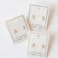 Screwback Stud Earrings - Ghost - Shop LINNY CO