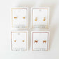 Screwback Stud Earrings - Heidi Pearl Bow - Shop LINNY CO