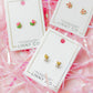 Screwback Stud Earrings - Heidi Pearl Bunny - Shop LINNY CO