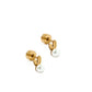 Screwback Stud Earrings - Heidi Pearl Bunny - Shop LINNY CO