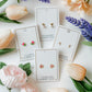 Screwback Stud Earrings - Heidi Pearl Bunny - Shop LINNY CO