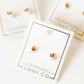 Screwback Stud Earrings - Heidi Pearl Bunny - Shop LINNY CO