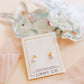 Screwback Stud Earrings - Heidi Pearl Bunny - Shop LINNY CO