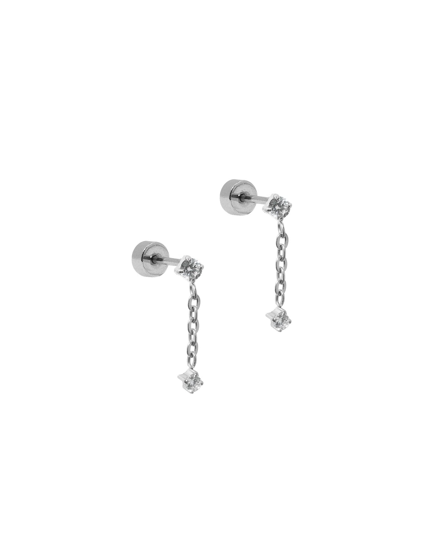 Screwback Stud Earrings - Holland Silver - Shop LINNY CO