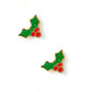 Screwback Stud Earrings - Holly Berry - Shop LINNY CO
