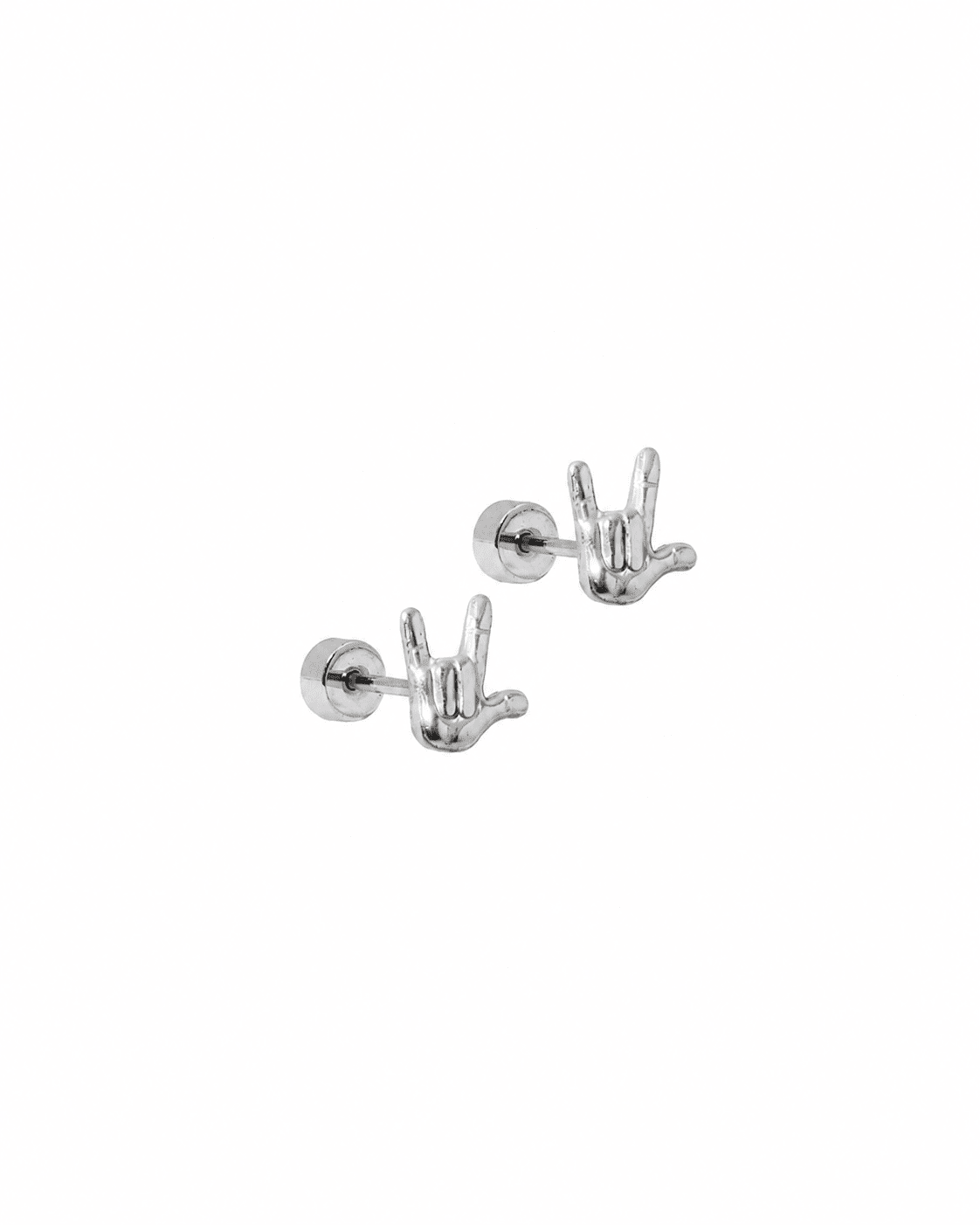 Screwback Stud Earrings - ILY Silver - Shop LINNY CO