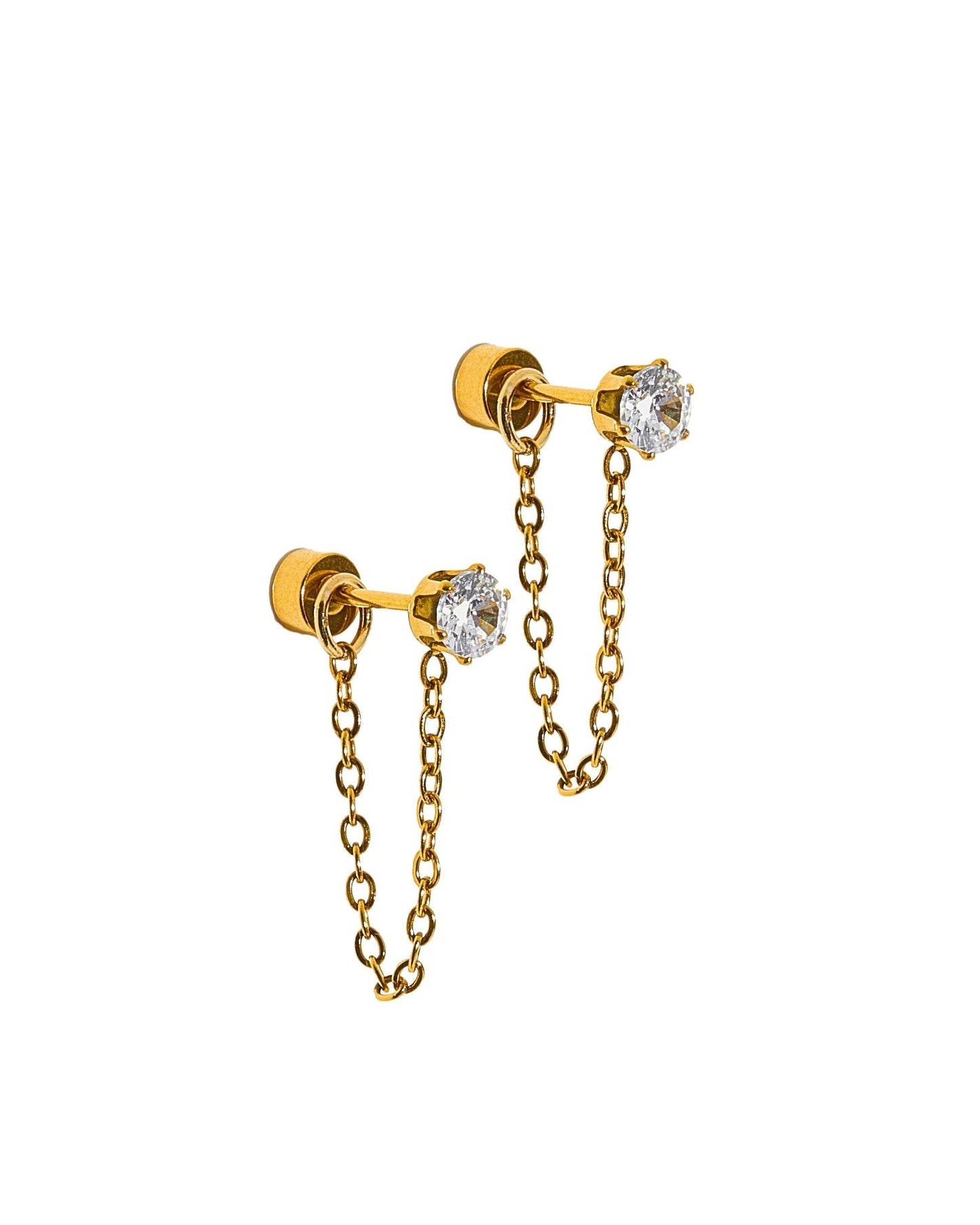 Screwback Stud Earrings - Indy Gold - Shop LINNY CO