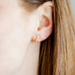 Screwback Stud Earrings - Initial A - Shop LINNY CO