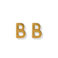Screwback Stud Earrings - Initial B - Shop LINNY CO