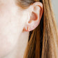 Screwback Stud Earrings - Initial E - Shop LINNY CO