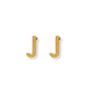 Screwback Stud Earrings - Initial J - Shop LINNY CO
