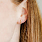 Screwback Stud Earrings - Initial L - Shop LINNY CO