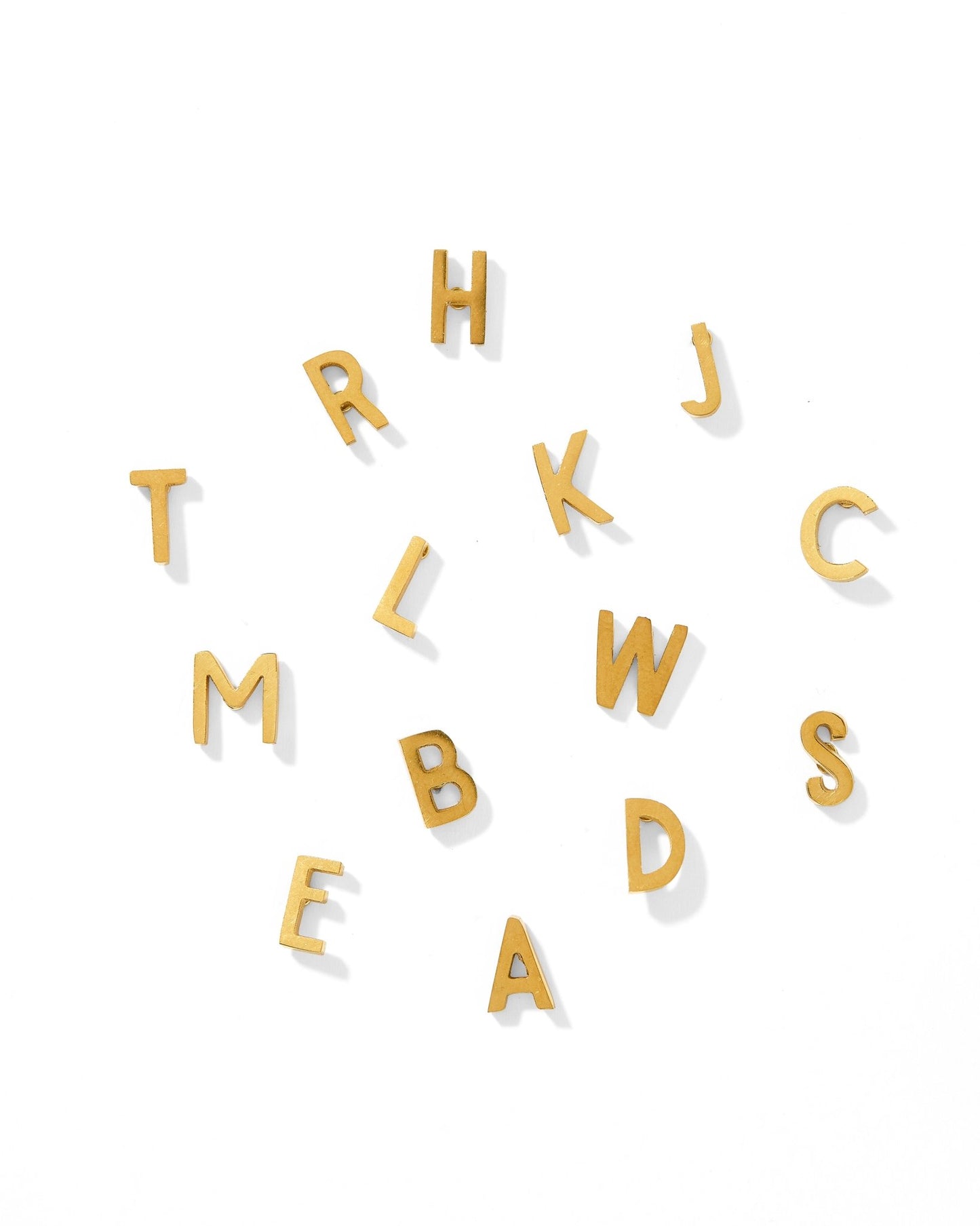 Screwback Stud Earrings - Initial L - Shop LINNY CO