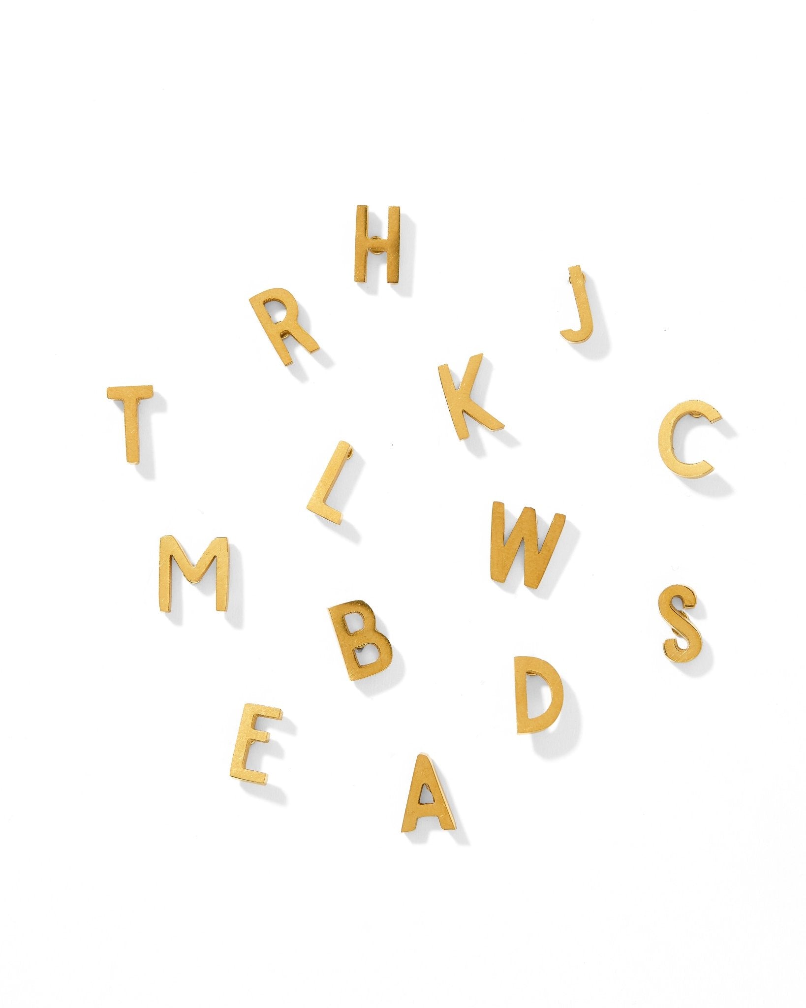 Screwback Stud Earrings - Initial L - Shop LINNY CO