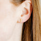 Screwback Stud Earrings - Initial S - Shop LINNY CO