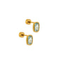 Screwback Stud Earrings - Kay Blue - Shop LINNY CO