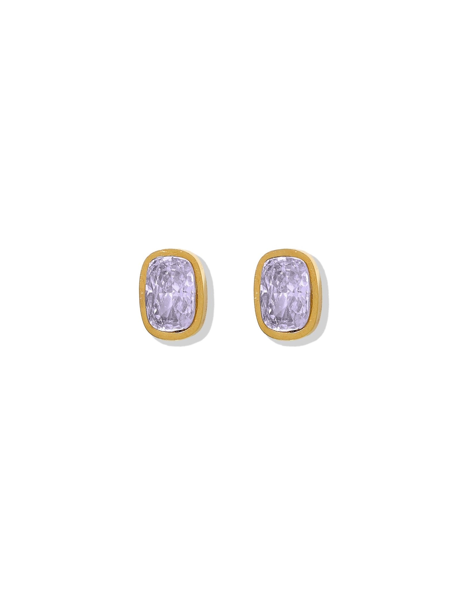 Screwback Stud Earrings - Kay Lavender - Shop LINNY CO