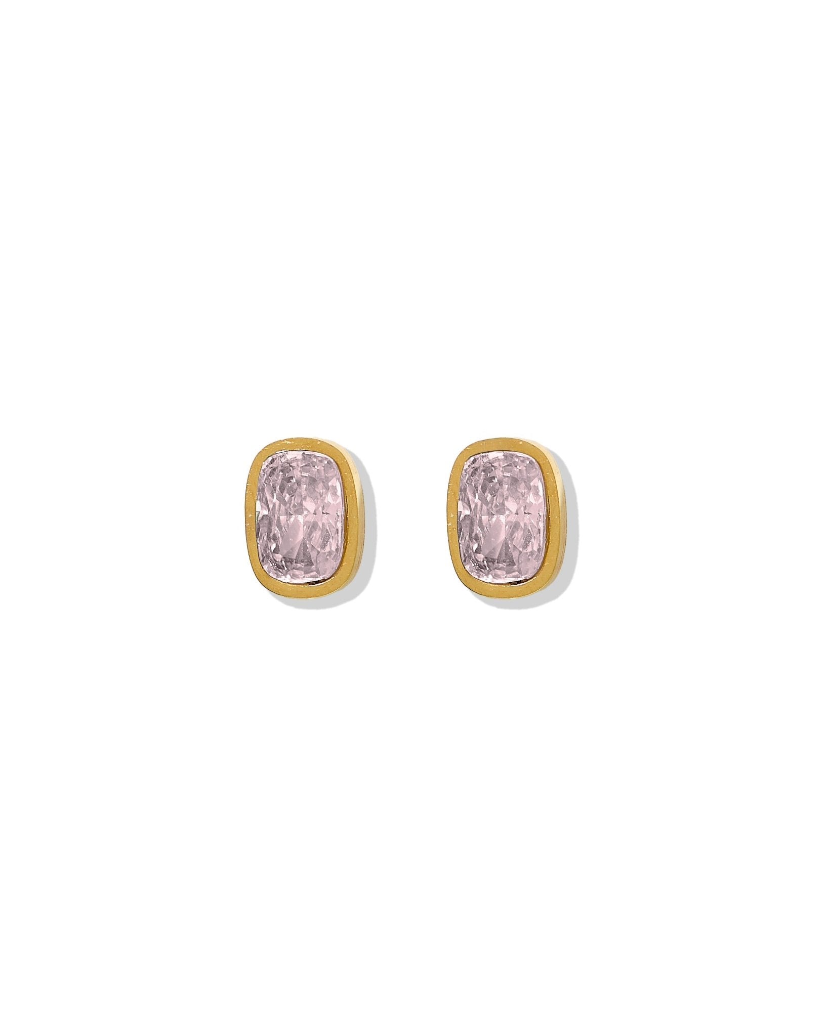 Screwback Stud Earrings - Kay Pink - Shop LINNY CO