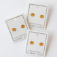 Screwback Stud Earrings - Knox Pumpkin - Shop LINNY CO