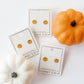 Screwback Stud Earrings - Knox Pumpkin - Shop LINNY CO