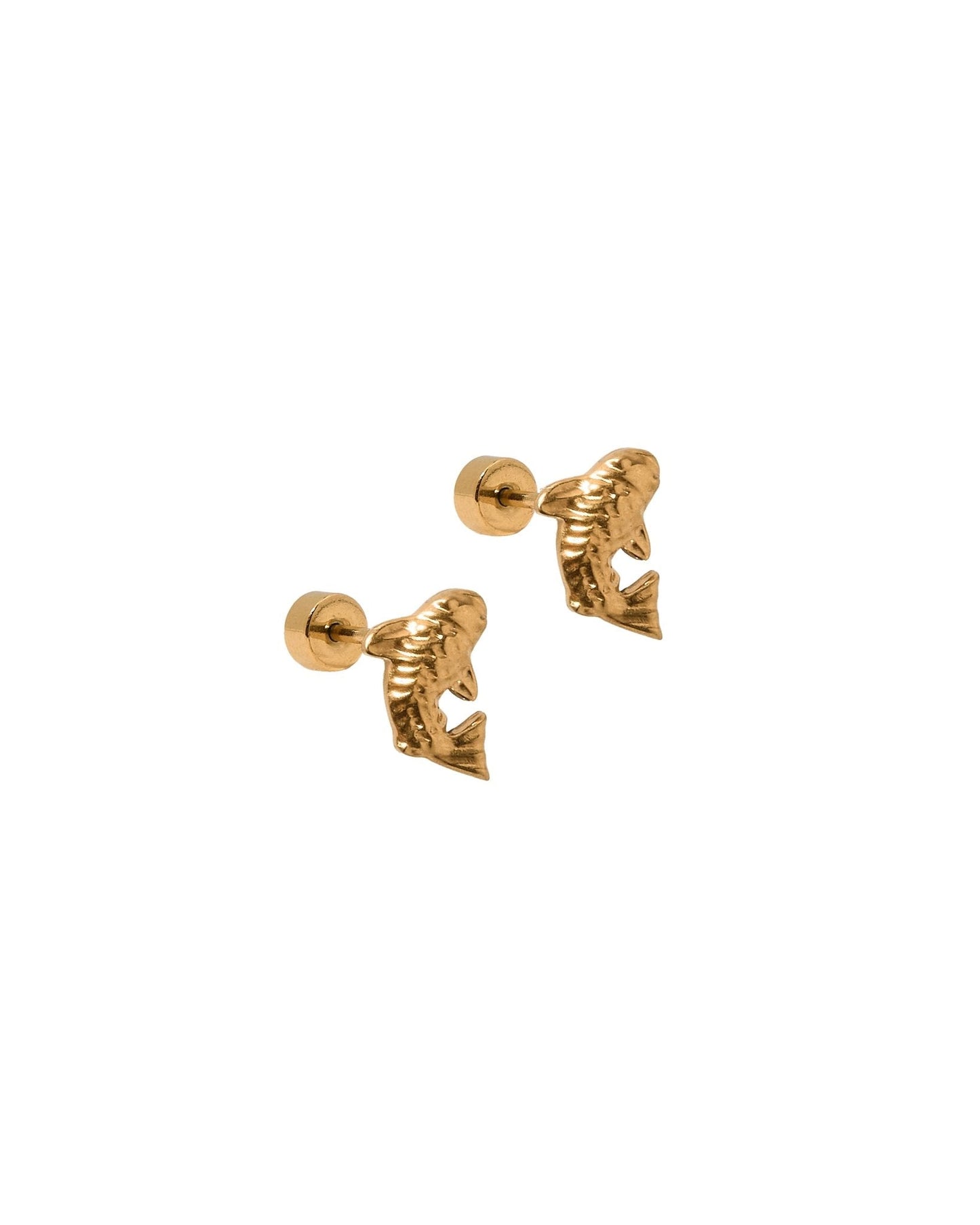 Screwback Stud Earrings - Koi Gold - Shop LINNY CO