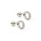 Screwback Stud Earrings - Lainey Silver - Shop LINNY CO