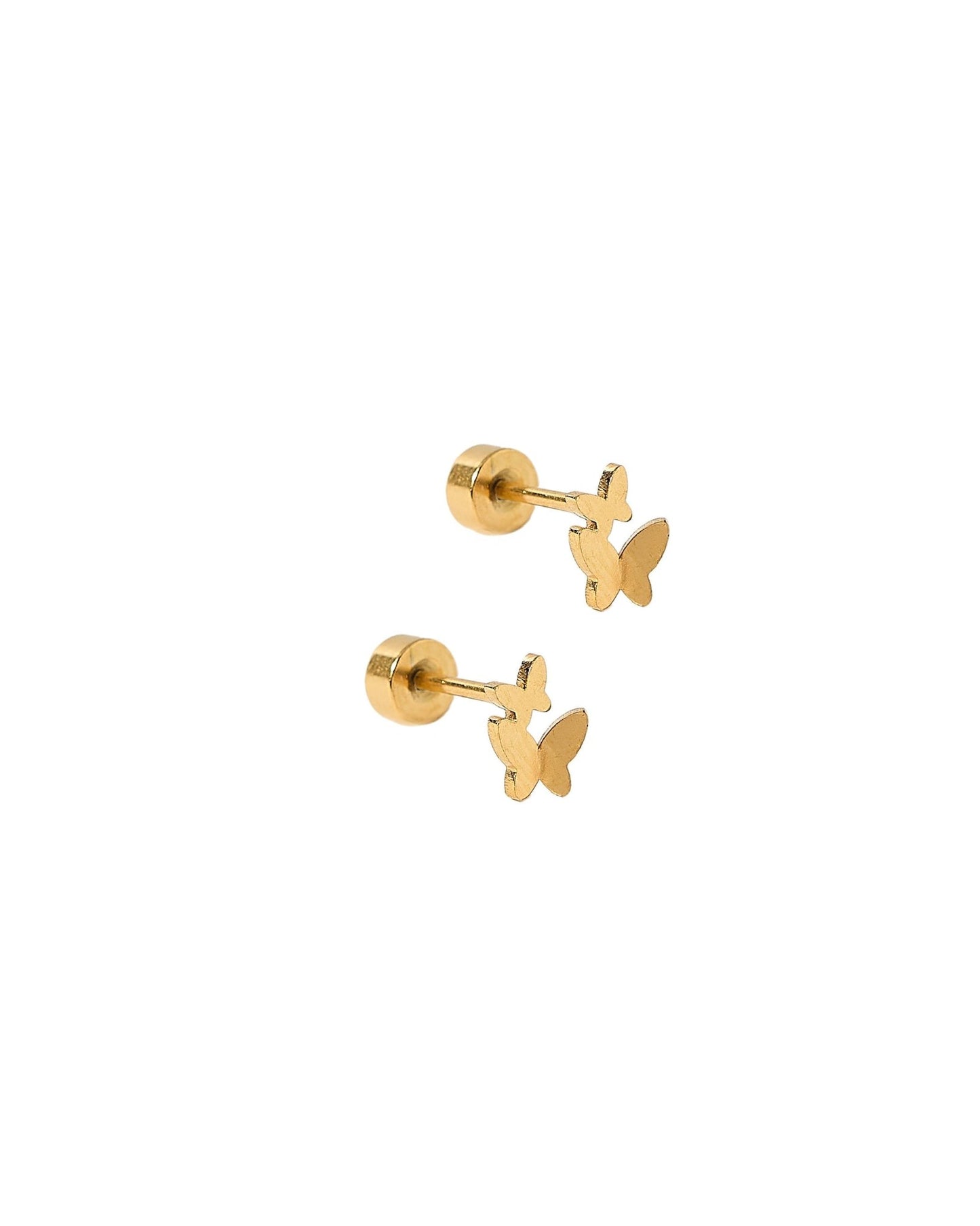 Screwback Stud Earrings - Lark Butterfly - Shop LINNY CO