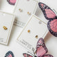 Screwback Stud Earrings - Lark Butterfly - Shop LINNY CO