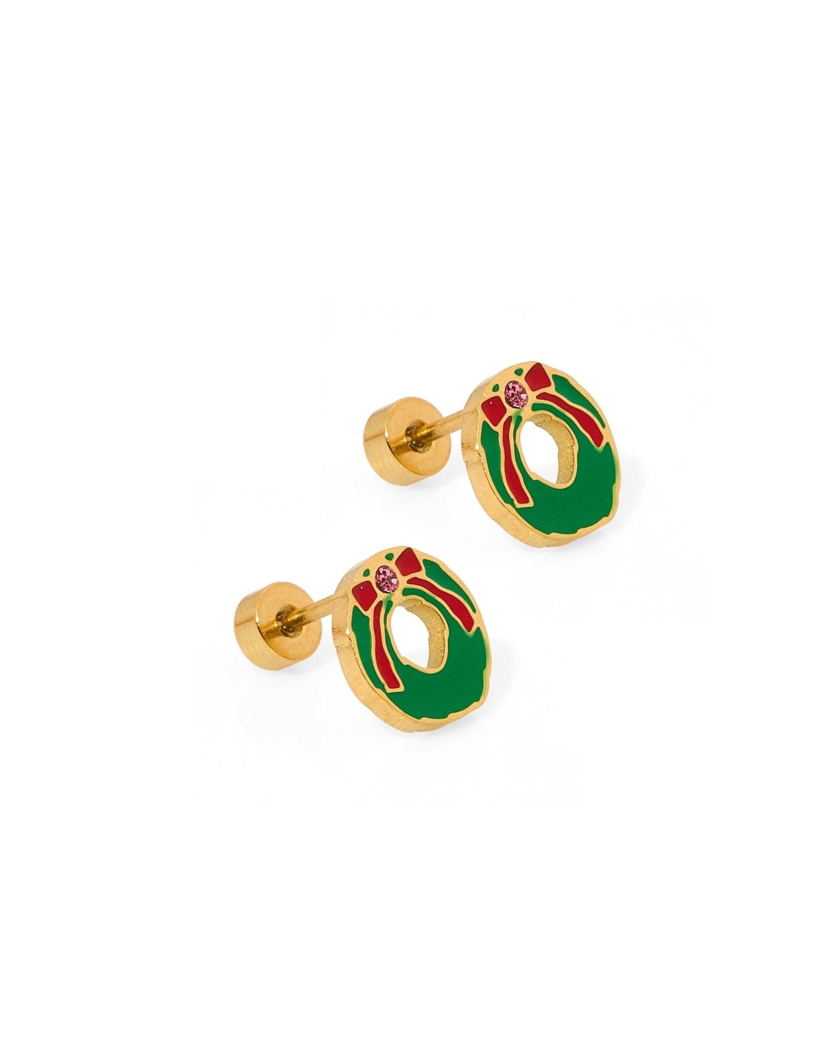 Screwback Stud Earrings - Leighton Wreath - Shop LINNY CO