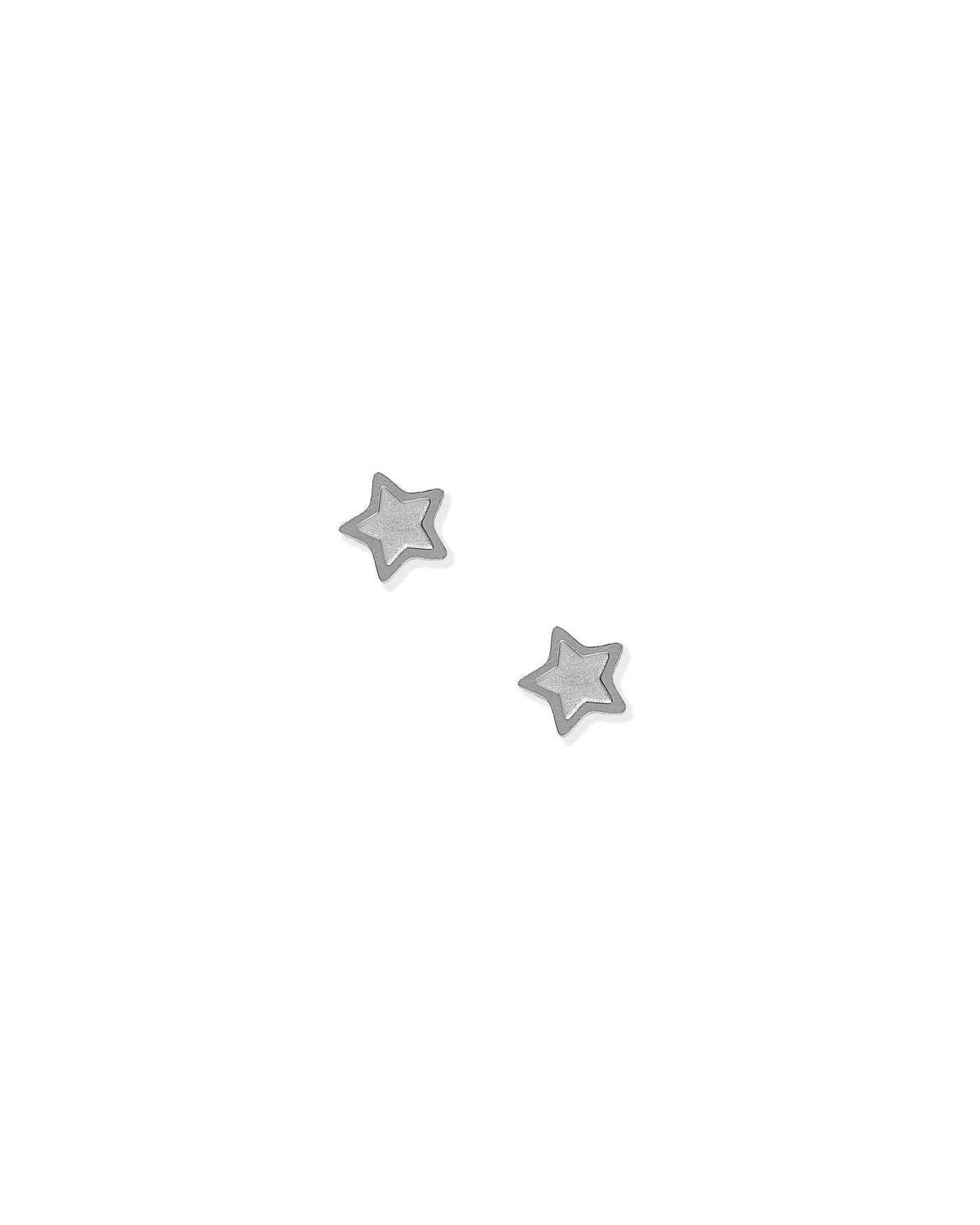 Screwback Stud Earrings - Lennon Star Silver - Shop LINNY CO