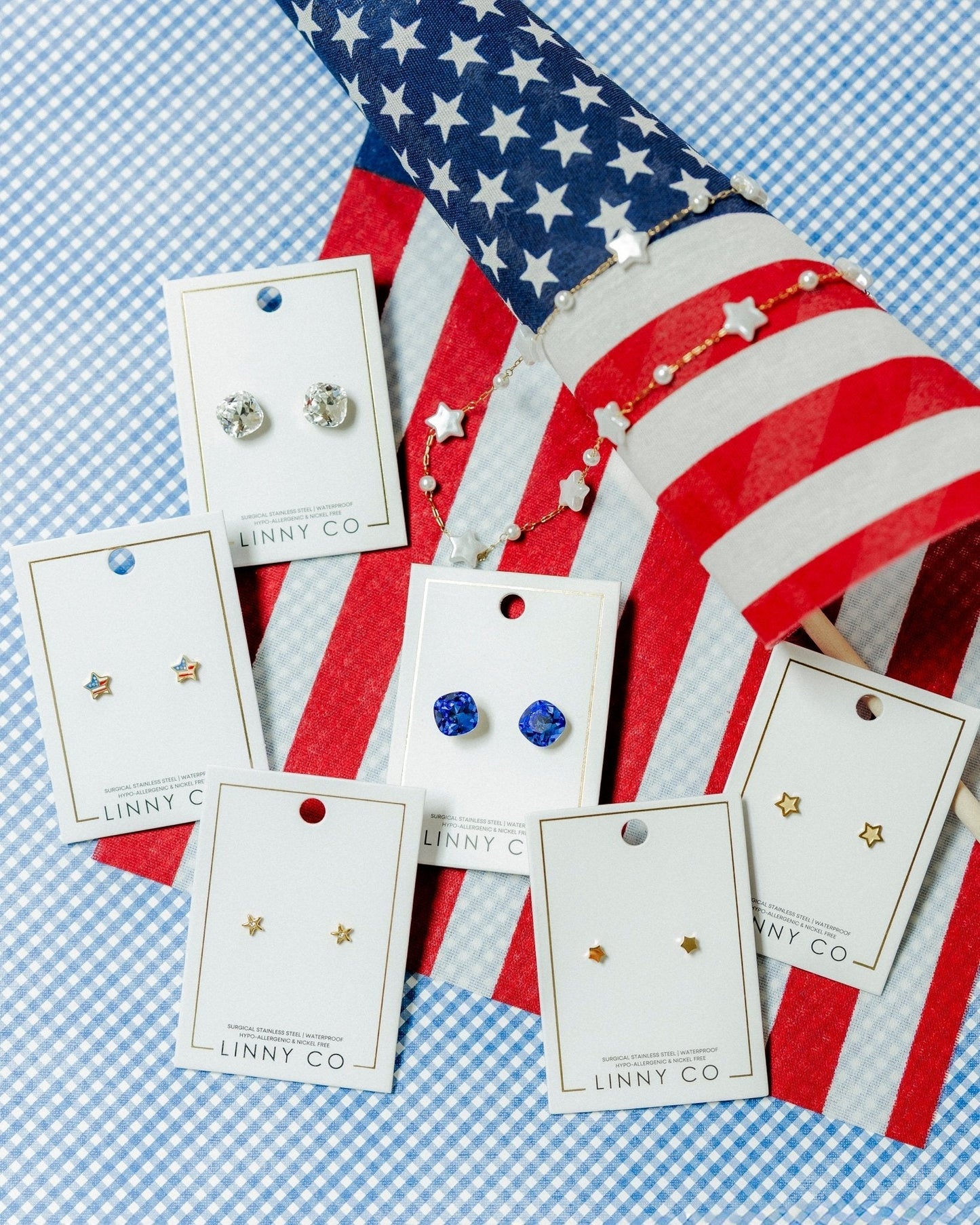 Screwback Stud Earrings - Liberty - Shop LINNY CO