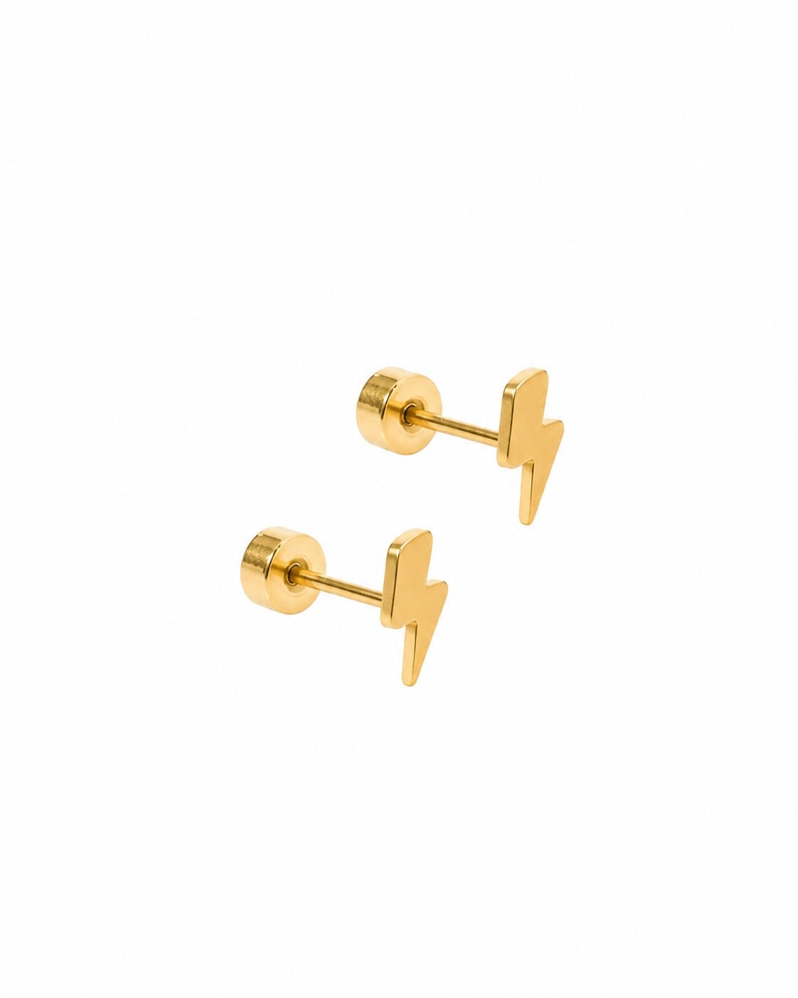 Screwback Stud Earrings - Lightening Bolt - Shop LINNY CO