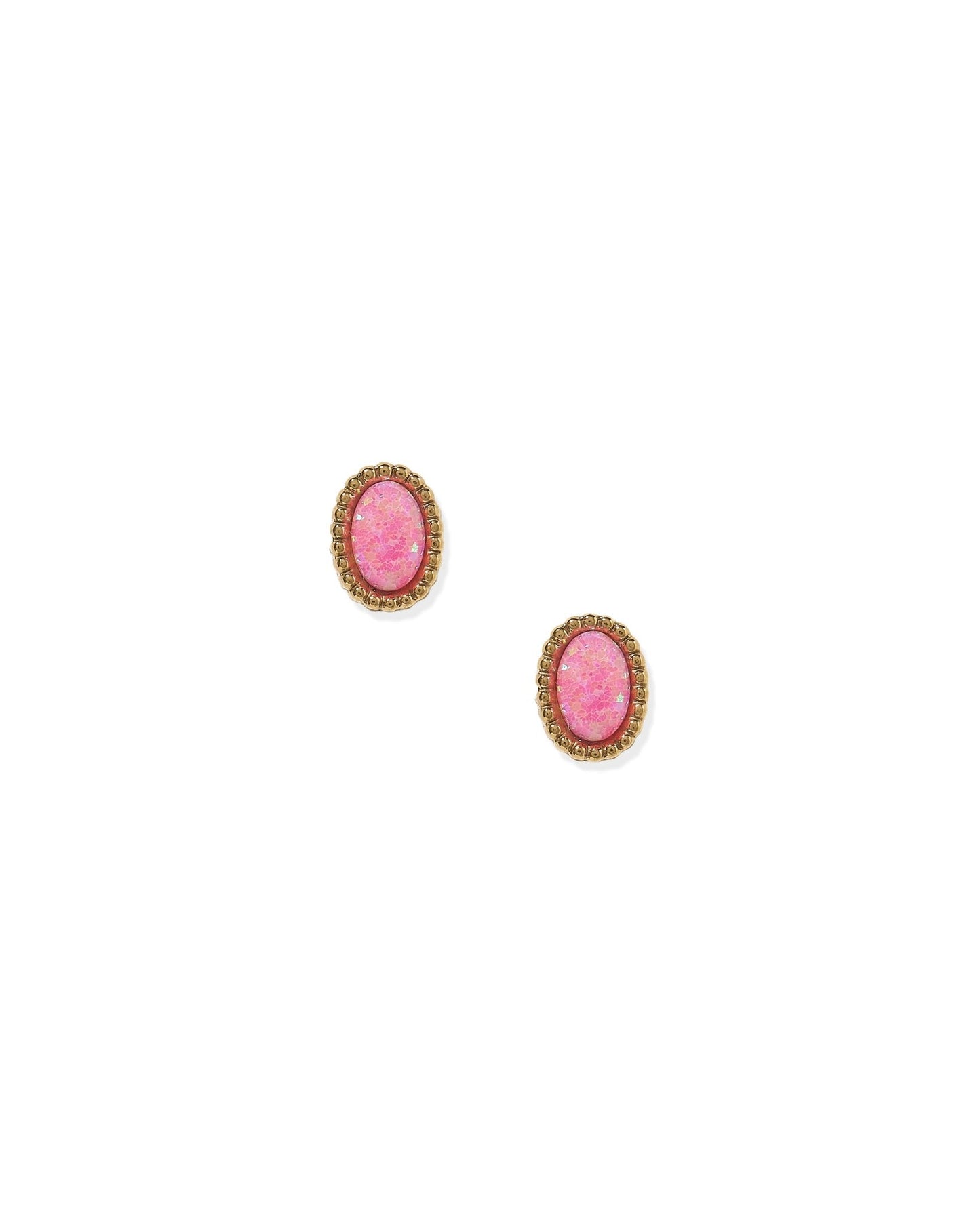 Screwback Stud Earrings - Luna Opal Hot Pink - Shop LINNY CO