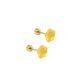 Screwback Stud Earrings Lux - Candy Star Sunshine Yellow - Shop LINNY CO