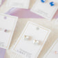 Screwback Stud Earrings Lux - Kit Clear - Shop LINNY CO
