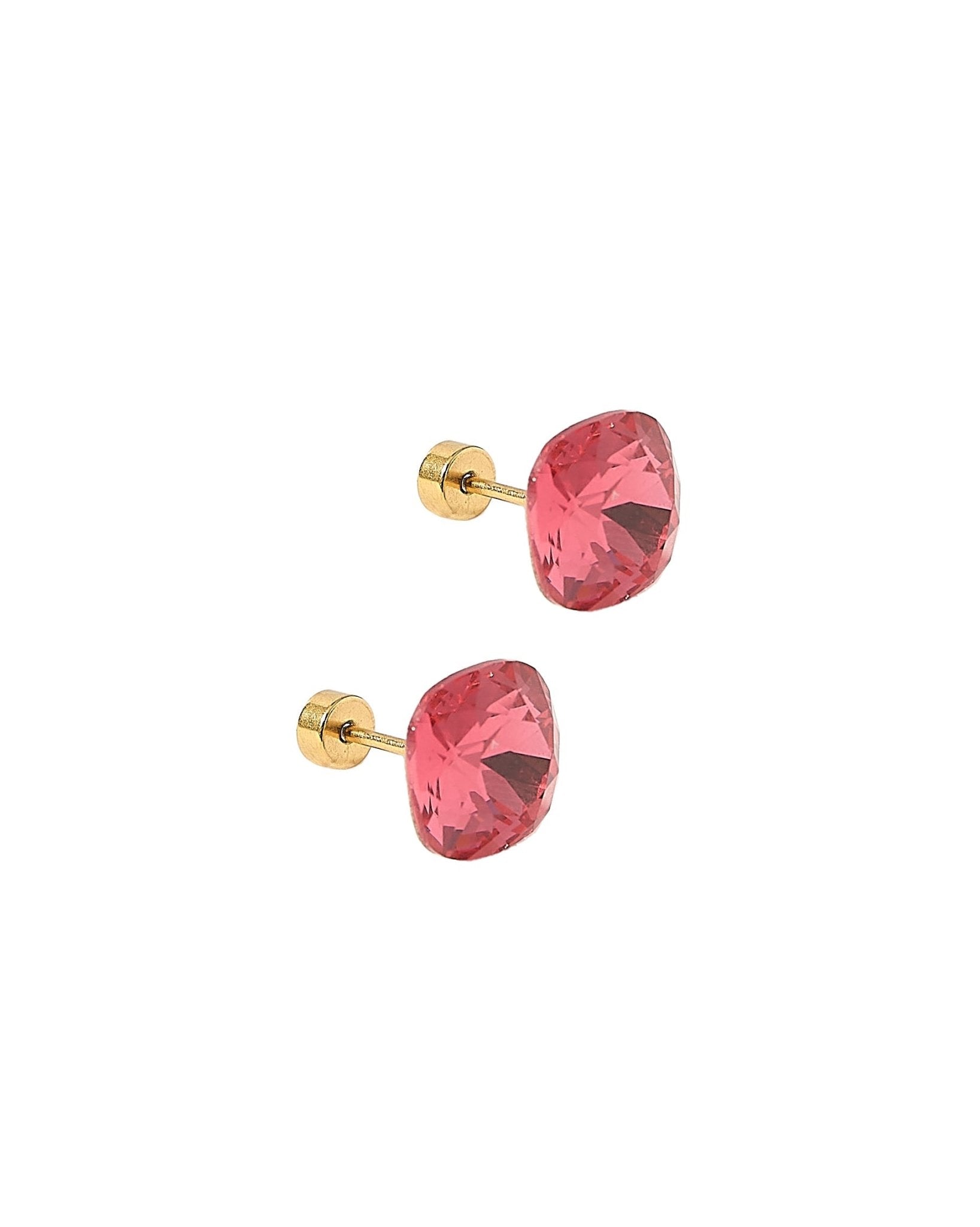 Screwback Stud Earrings Lux - Kit Hot Pink - Shop LINNY CO