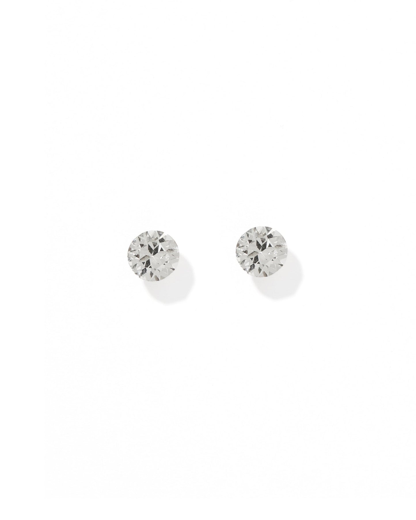 Screwback Stud Earrings Lux - Zuri Clear - Shop LINNY CO