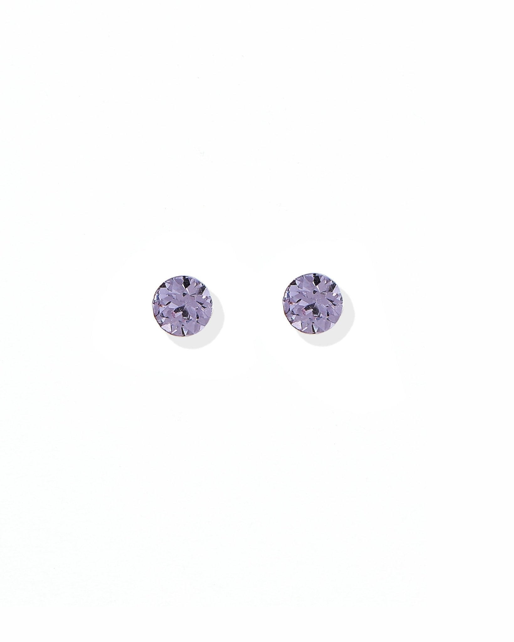 Screwback Stud Earrings Lux - Zuri Lilac - Shop LINNY CO