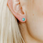 Screwback Stud Earrings Lux - Zuri Teal - Shop LINNY CO