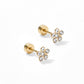 Screwback Stud Earrings - Lyla Clear - Shop LINNY CO