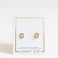 Screwback Stud Earrings - Madison Clear - Shop LINNY CO