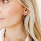 Screwback Stud Earrings - Madison Gold Clear - Shop LINNY CO